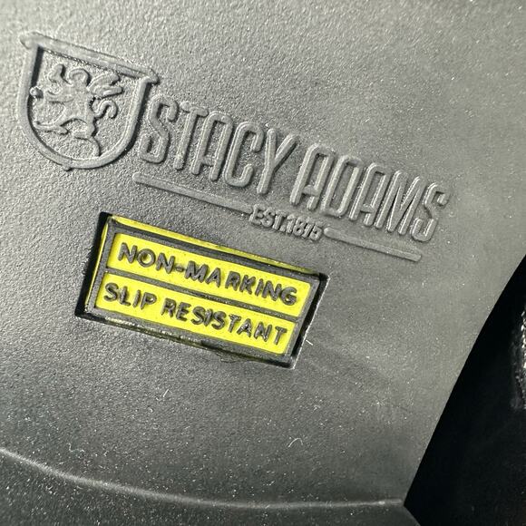 Stacy Adams Men's Loafer Adrian Size 11M Slip-On Bike Toe Bit Leather Suave - Picture 14 of 16